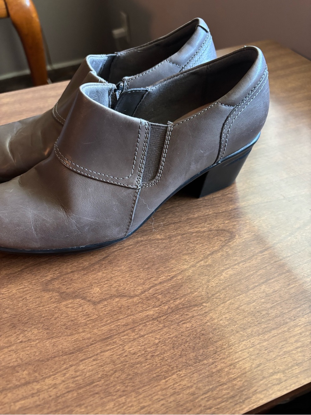 Clarks Collection Emslie Warren block-heel shooties